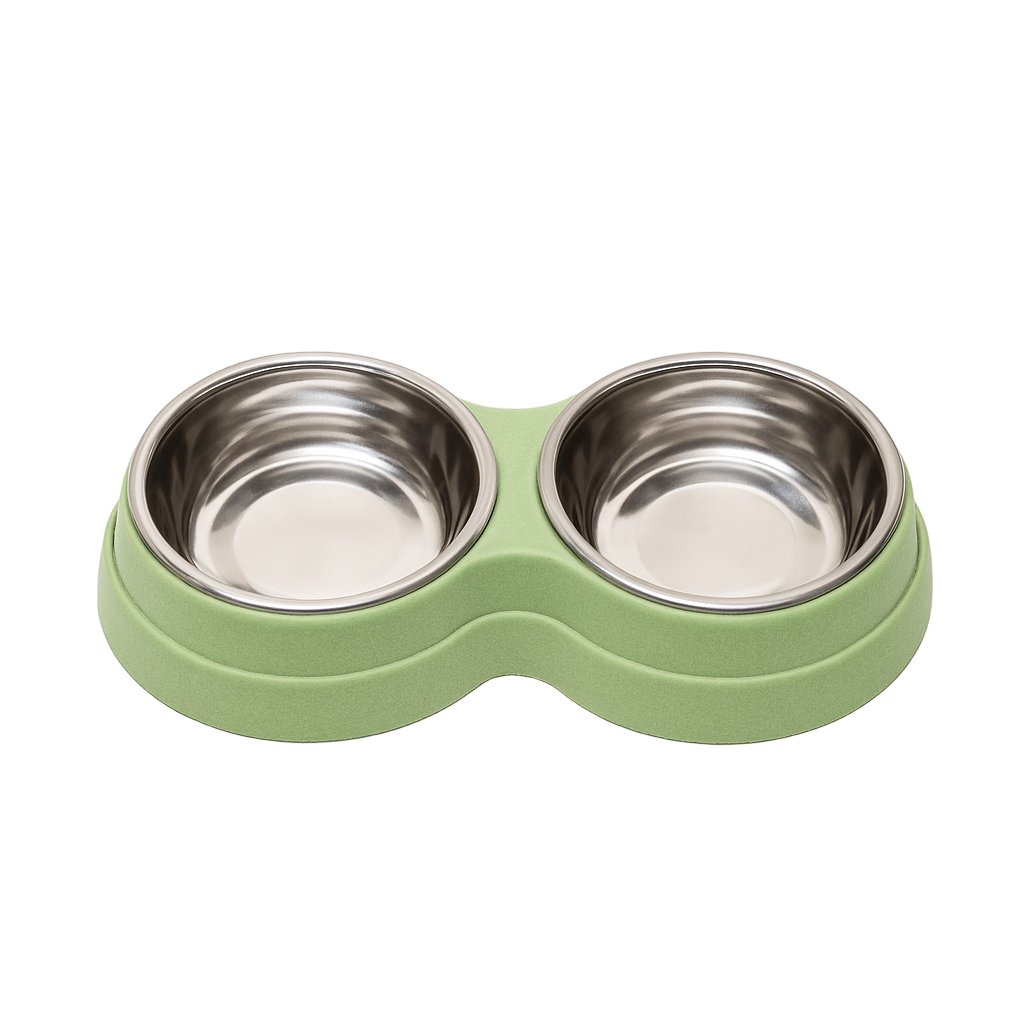 Stainless Steel Double Pet Bowl