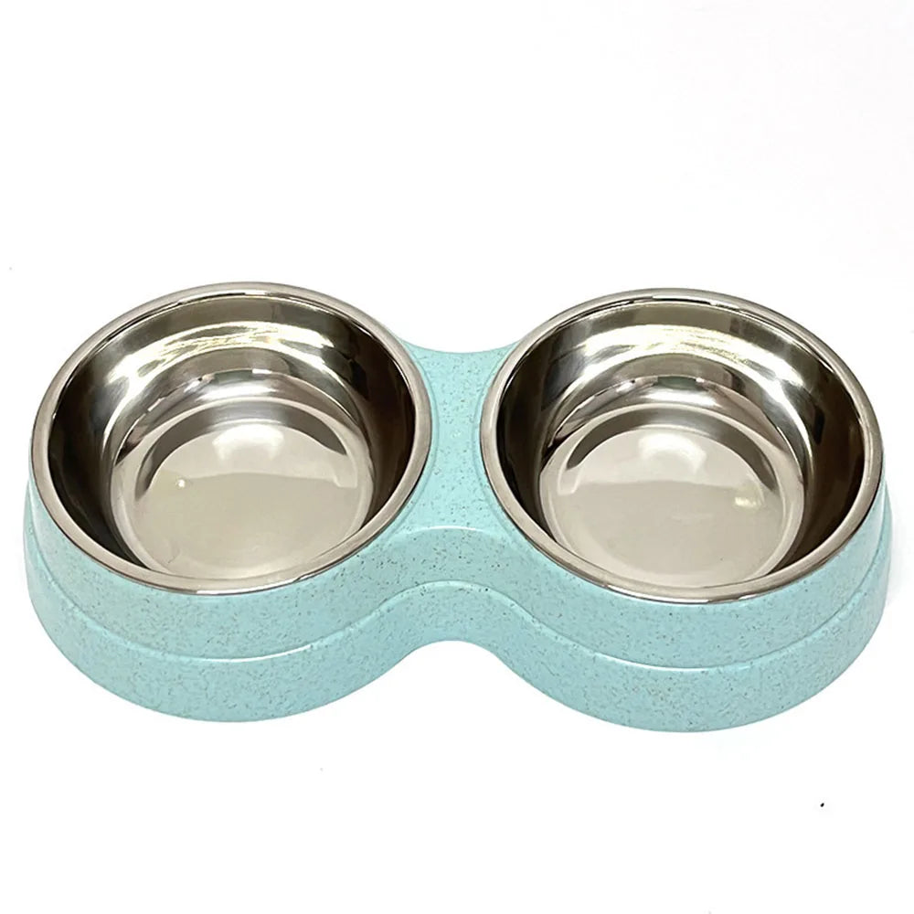 Stainless Steel Double Pet Bowl
