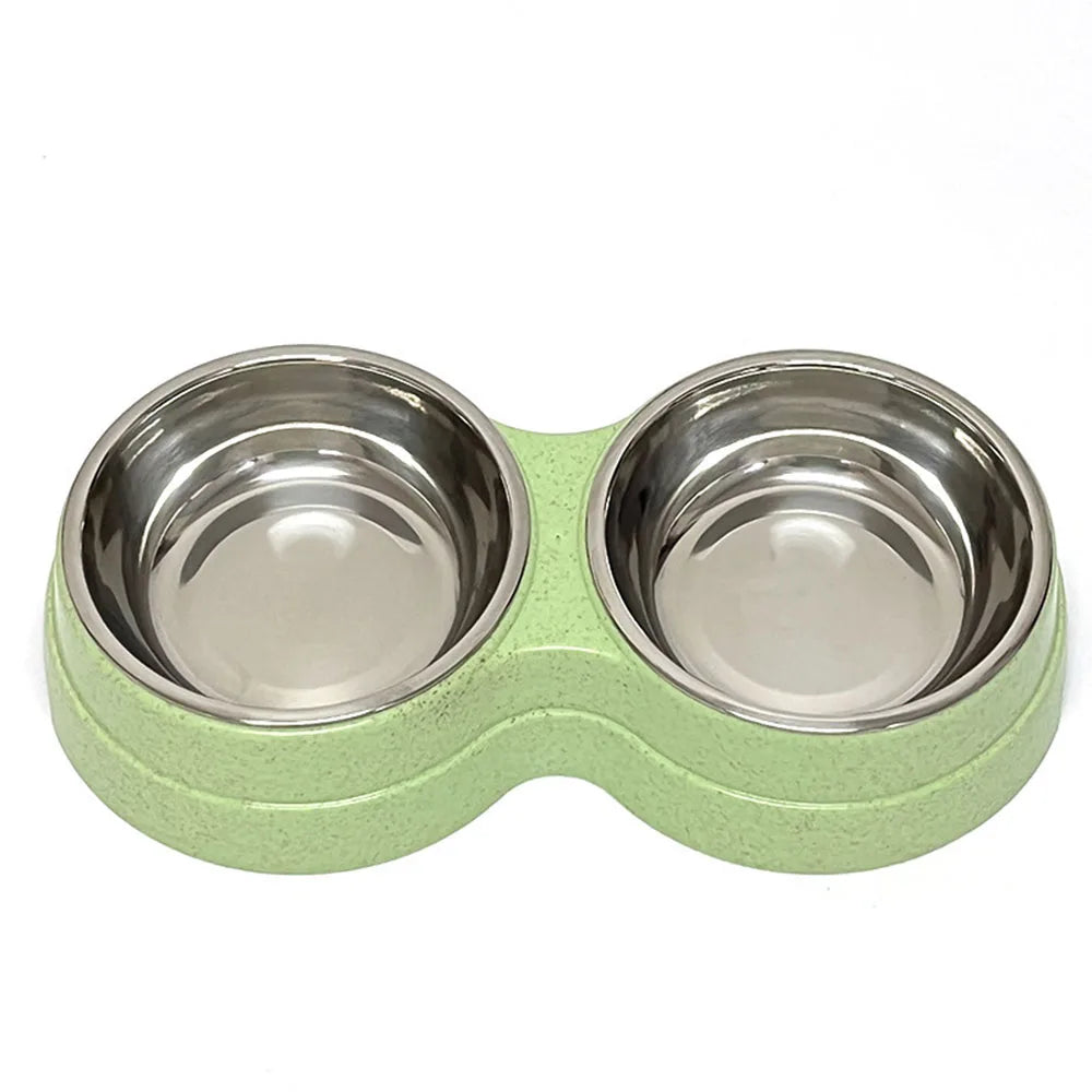 Stainless Steel Double Pet Bowl
